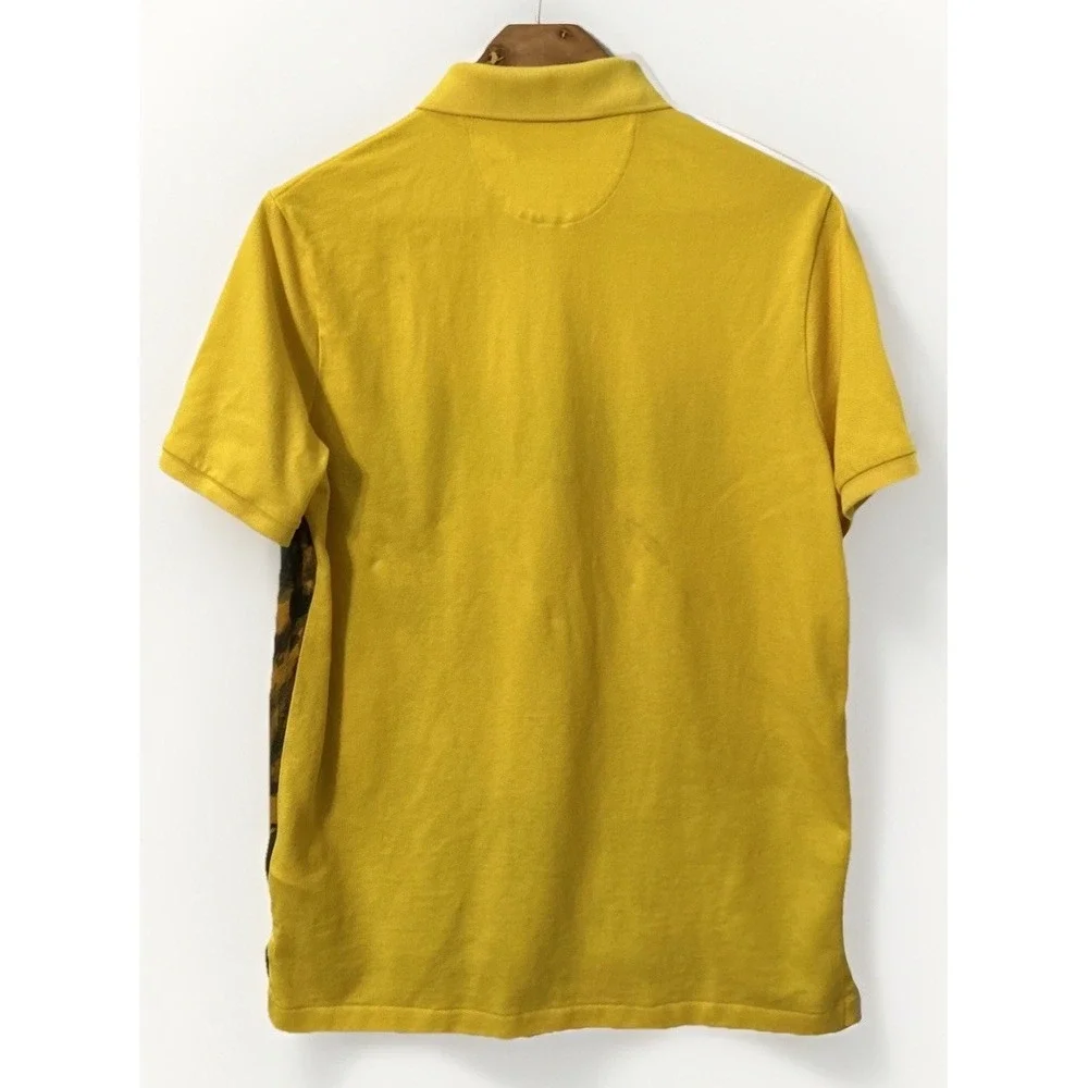 Mens RARE‎ Polo Ralph Lauren Chamonix Mt. Blanc Classic Fit Mesh Polo Shirt Med